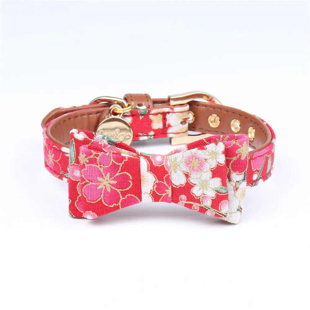 Gold Foil Pet Collar for Dogs and Cats