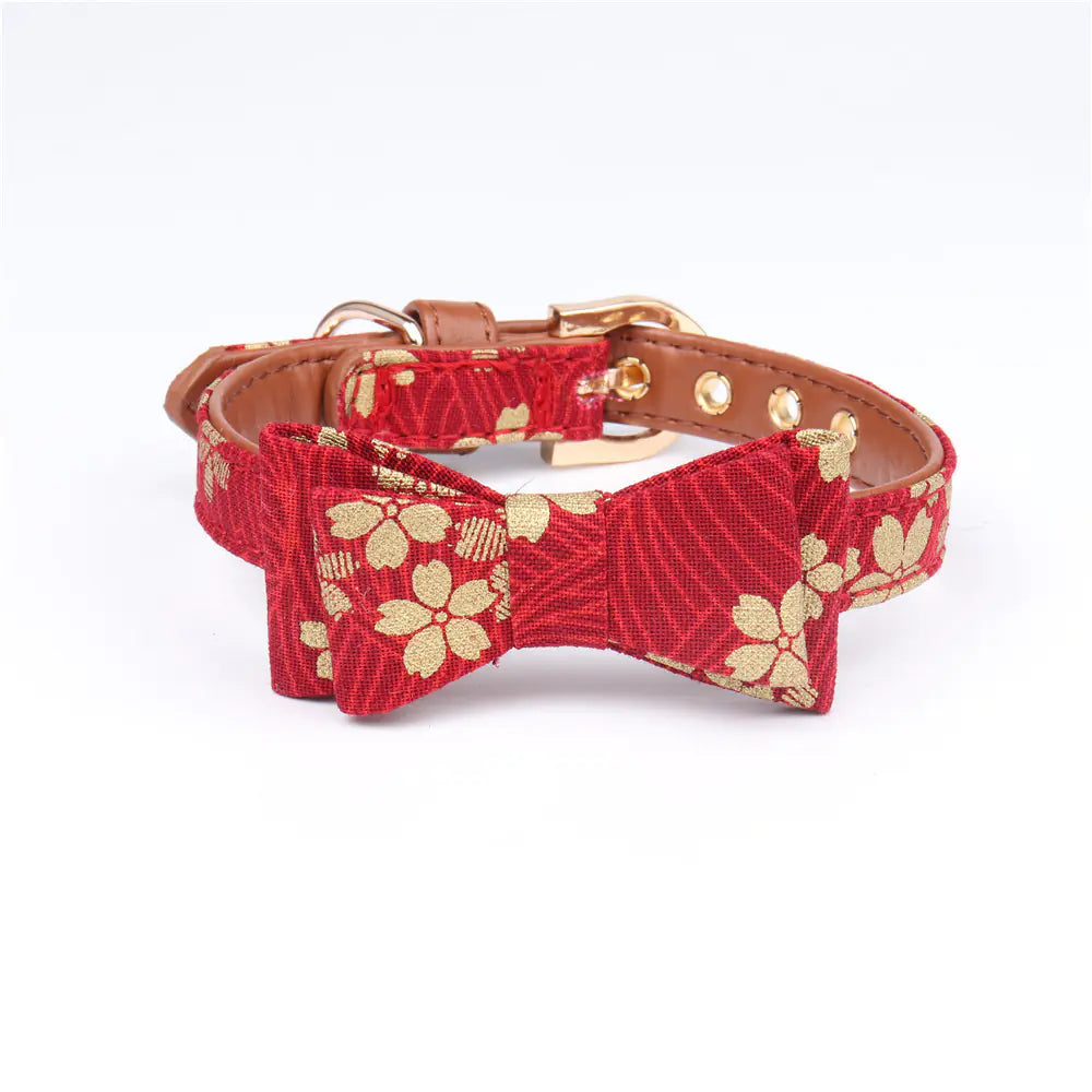 Gold Foil Pet Collar for Dogs and Cats