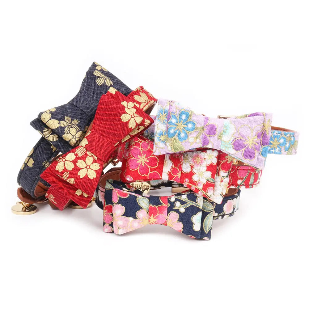 Gold Foil Pet Collar for Dogs and Cats