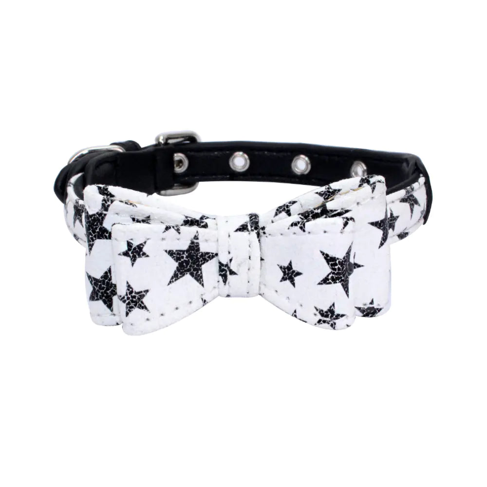 Jazzy Bow Tie Pet Collar
