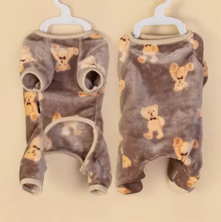 Pet Plush Jumpsuit