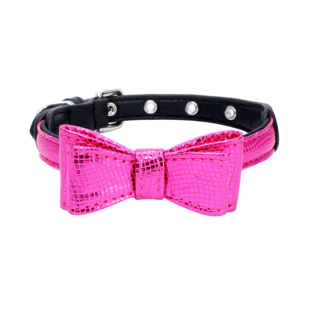 Jazzy Bow Tie Pet Collar