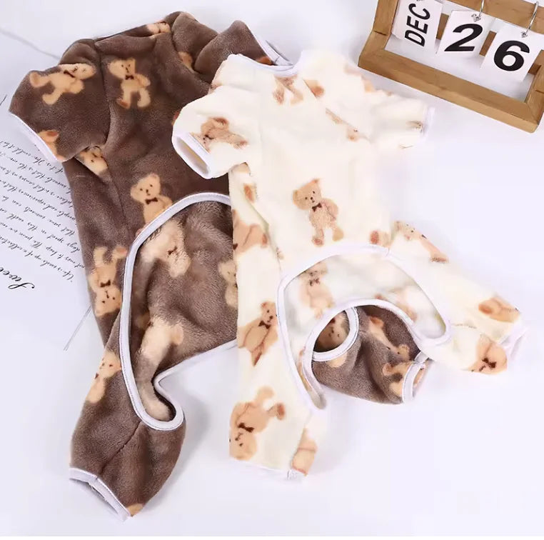 Pet Plush Jumpsuit