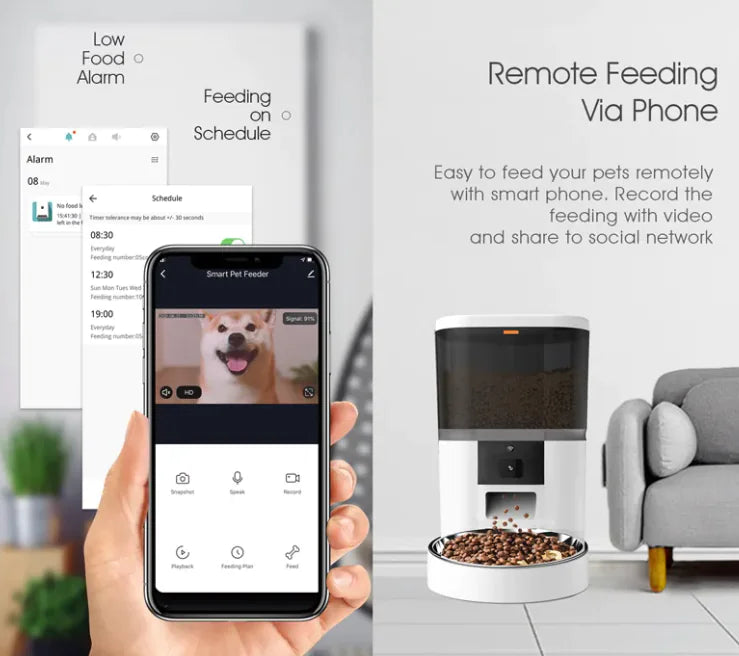 Bluetooth Automatic Pet Feeder