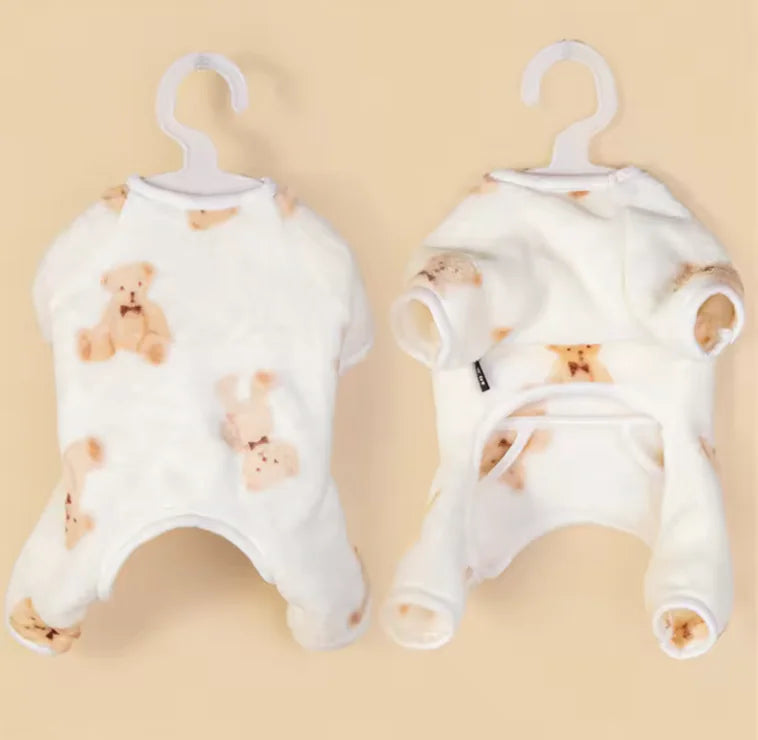 Pet Plush Jumpsuit