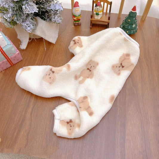 Pet Plush Jumpsuit
